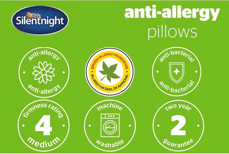 Silentnight Anti Allergy Pillow Twin Pack