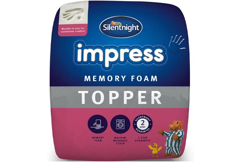 Silentnight Impress 2.5cm Memory Foam Mattress Topper