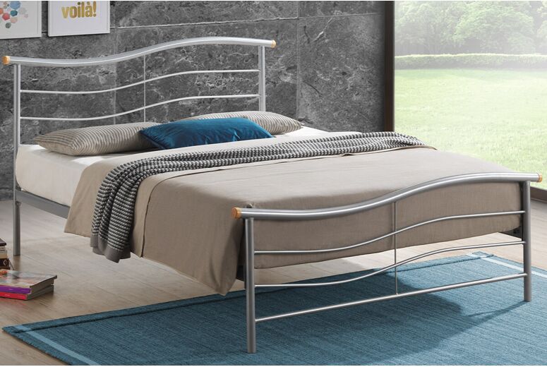 Time Living Waverley Silver Bed Frame