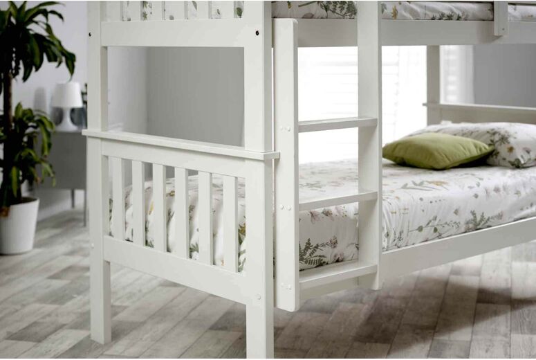Bedmaster White Carra Bunk Bed