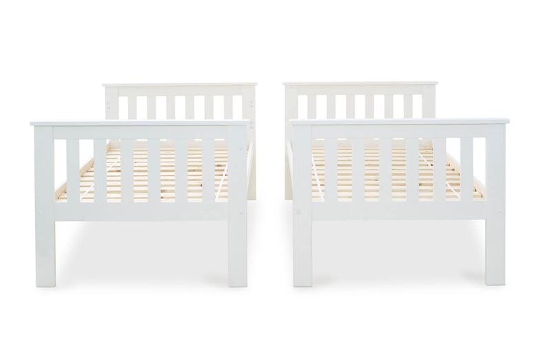 Bedmaster White Carra Bunk Bed
