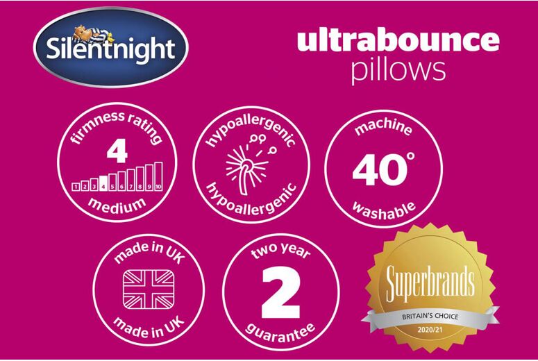 Silentnight Ultra Bounce Pillow Twin Pack