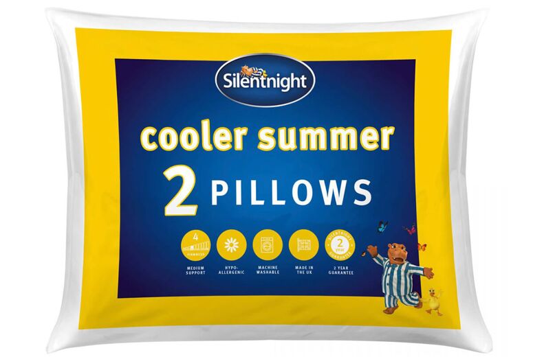 Silentnight Cooler Summer Pillow Twin Pack