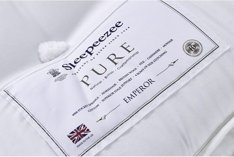 Sleepeezee Pure Emperor 4000 Pocket Natural Mattress