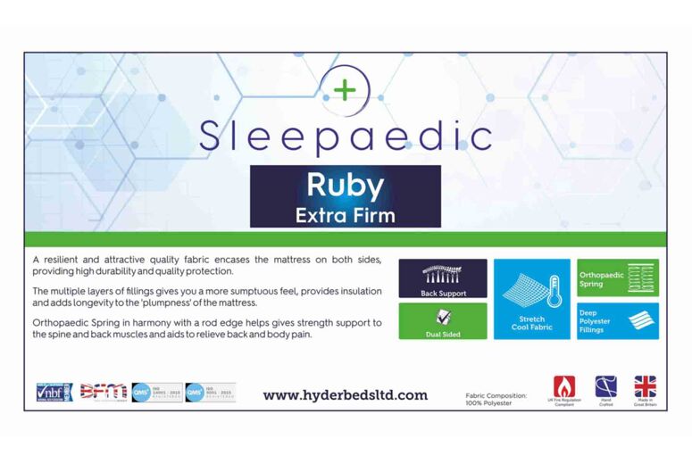 Hyder Ruby Ortho Extra Firm Mattress