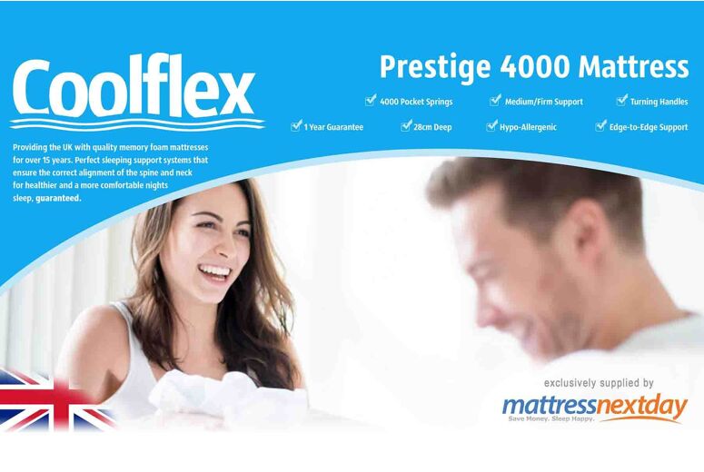 Coolflex Prestige 4000 Pocket Mattress