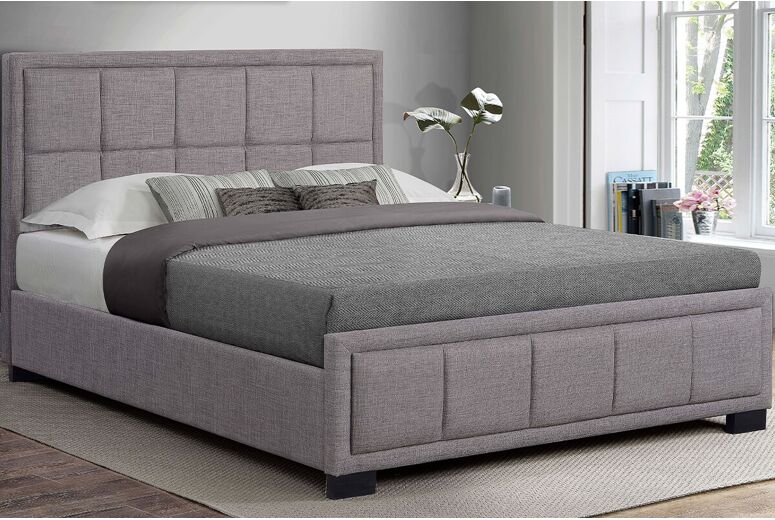 Birlea Hannover Grey Fabric Bed