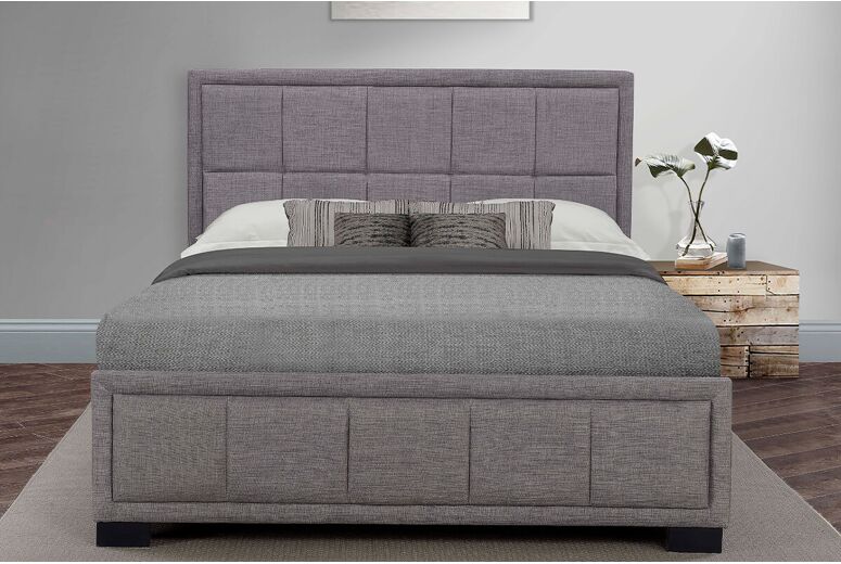 Birlea Hannover Grey Fabric Bed