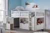 Bedmaster Milo White Sleep Station Desk Storage Bed thumbnail