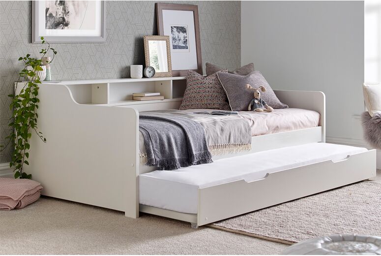 Bedmaster Tyler White Guest Bed