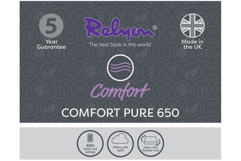 Relyon Comfort Pure 650 Mattress