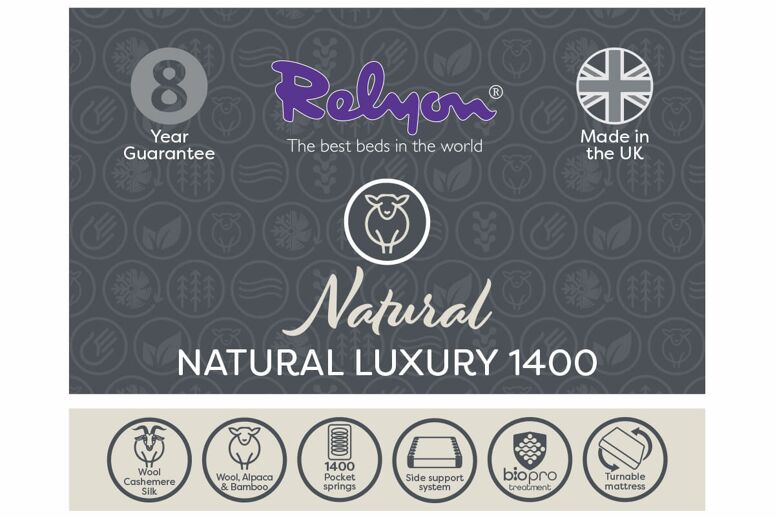 Relyon Natural Luxury 1400 Mattress