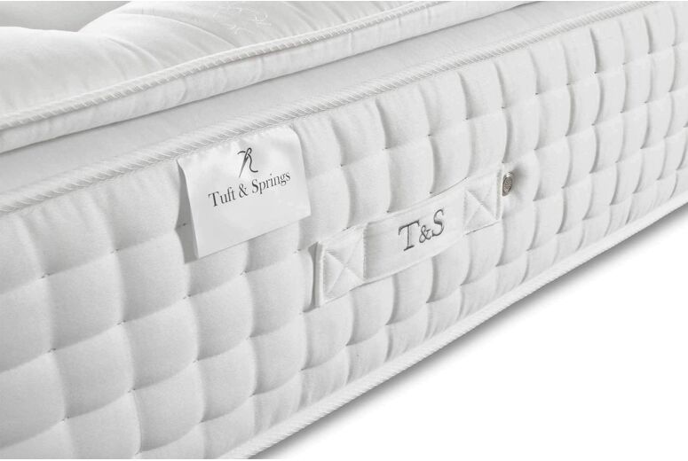 Tuft & Springs Luxuria 1000 Pocket Memory Pillow Top Mattress + Premium Divan Bed