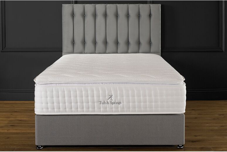 Tuft & Springs Luxuria 1000 Pocket Memory Pillow Top Divan Bed