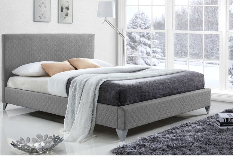 Time Living Brooklyn Grey Bed Frame