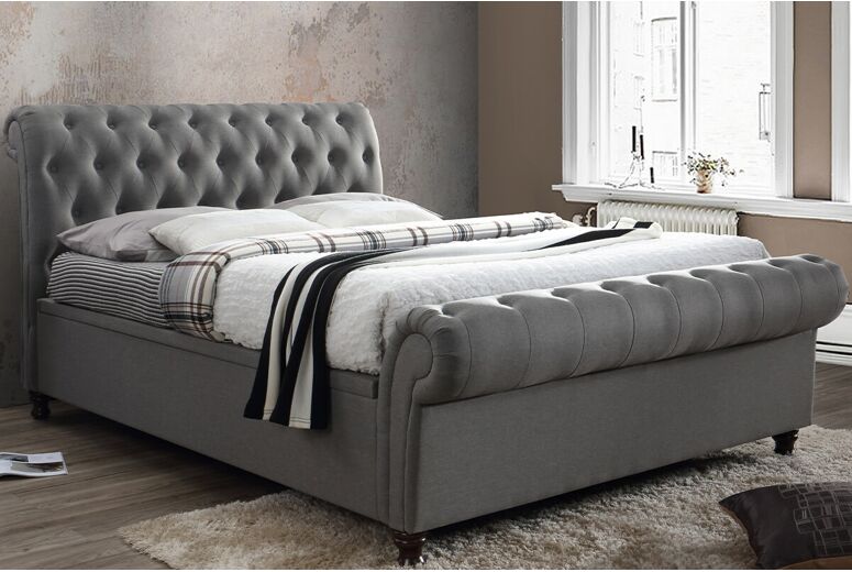 Birlea Castello Grey Side Ottoman Bed