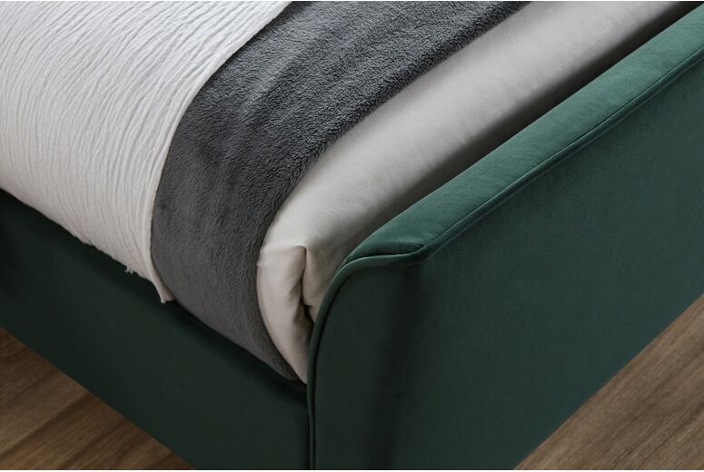 Birlea Clover Green Fabric Bed