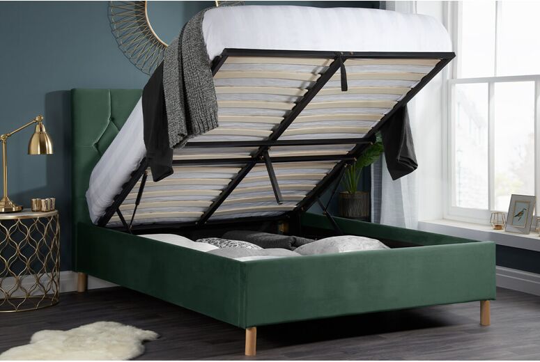 Birlea Loxley Green Ottoman Bed