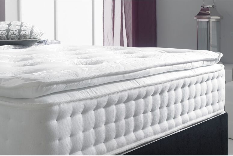 Spring King Sanctuary Spa 2000 Pillow Top Mattress + Premium Divan Bed