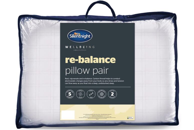 Silentnight Wellbeing Collection Re-balance Pillow Pair
