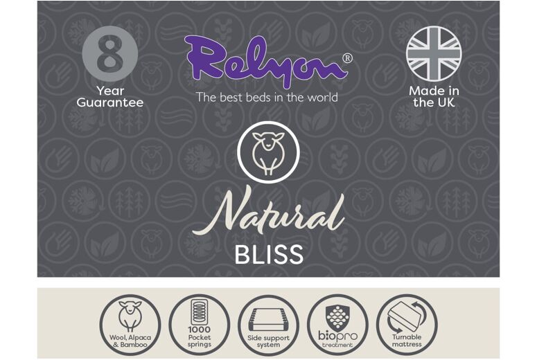 Relyon Bliss 1000 Pocket Natural Mattress