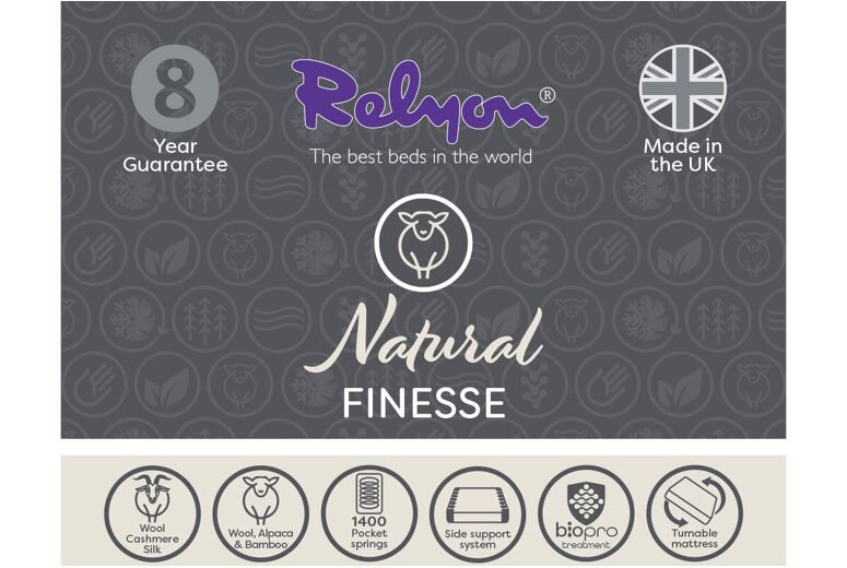 Relyon Finesse 1400 Pocket Natural Mattress