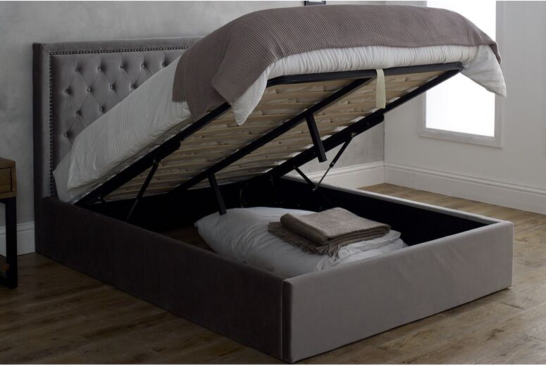 Paris Upholstered Storage Bed